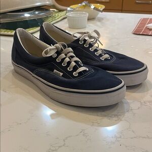 Vans Men's Dark Blue Canvas Sneakers (13)